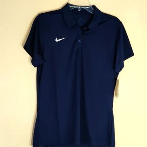 Women's Nike Dri-Fit Shirt Size L Color is Blue
